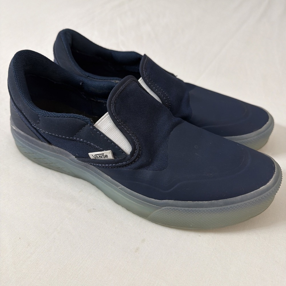 VANS Mod Slip-On‎ STARGAZER, Mens Size 7 Womens 8.5 Blue Gently Worn Shoes BMX